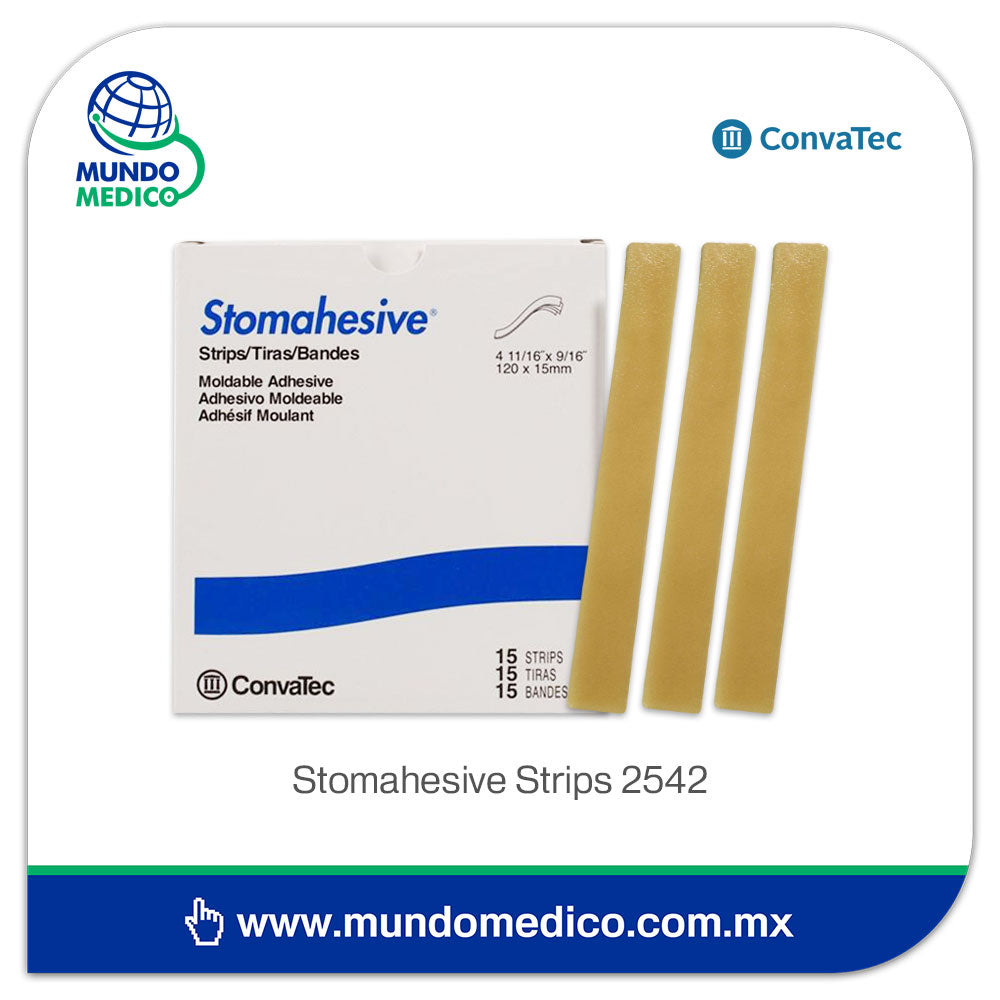Stomahesive Strips para Colostomía 25542 - 15 Piezas